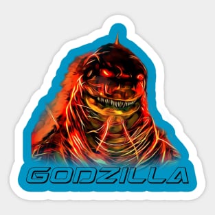 godzilla Sticker